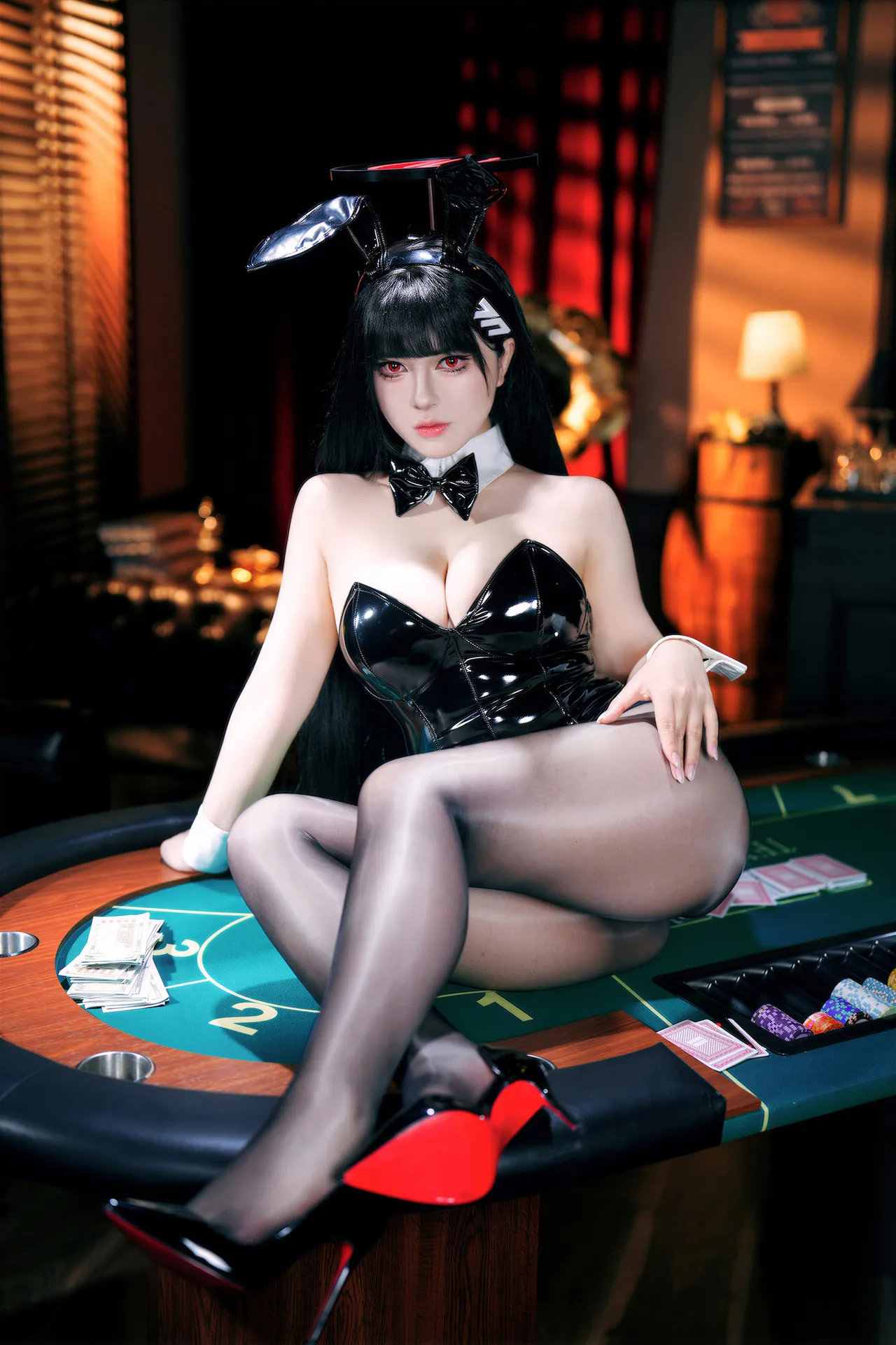 半半子 - 蔚蓝档案 调月莉音 兔女郎-erohere11.webp