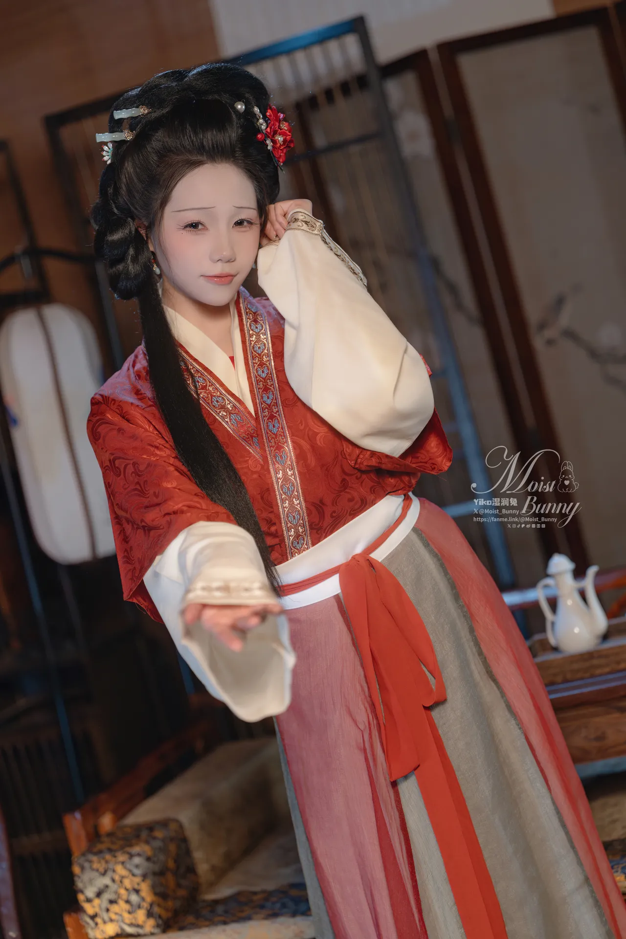 咬一口兔娘ovo (Yaokoututu) – Pan Jinlian (Jin Ping Mei)-erohere12.webp