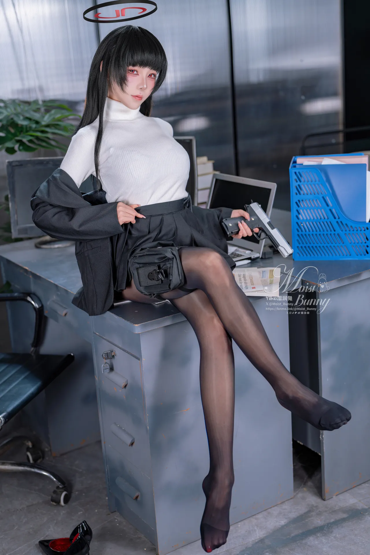 咬一口兔娘ovo (Yaokoututu) - Tsukatsuki Rio (Blue Archive)-erohere25.webp