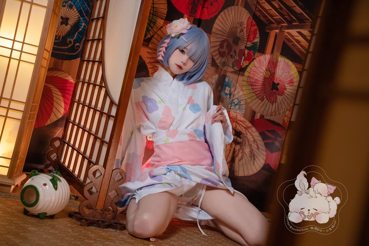 咬一口兔娘ovo - 蕾姆夏日祭-erohere14.webp