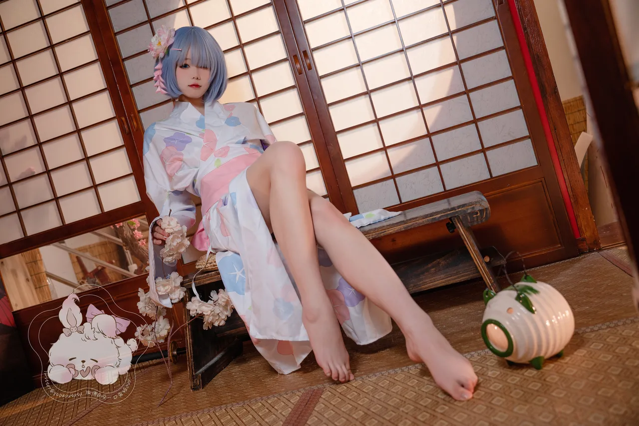 咬一口兔娘ovo - 蕾姆夏日祭-erohere22.webp