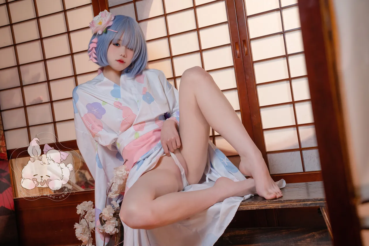 咬一口兔娘ovo - 蕾姆夏日祭-erohere26.webp