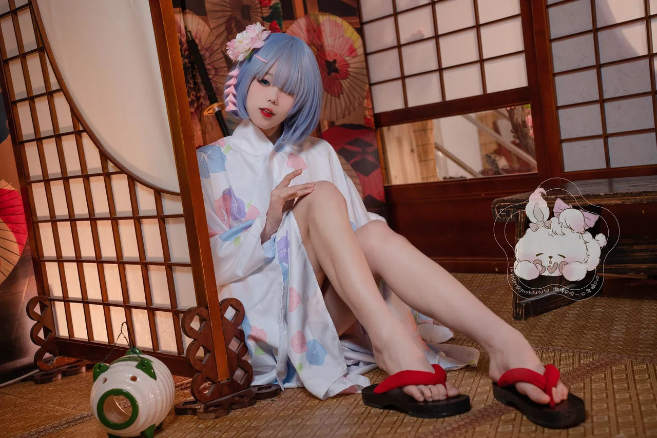 咬一口兔娘ovo - 蕾姆夏日祭-erohere4.webp