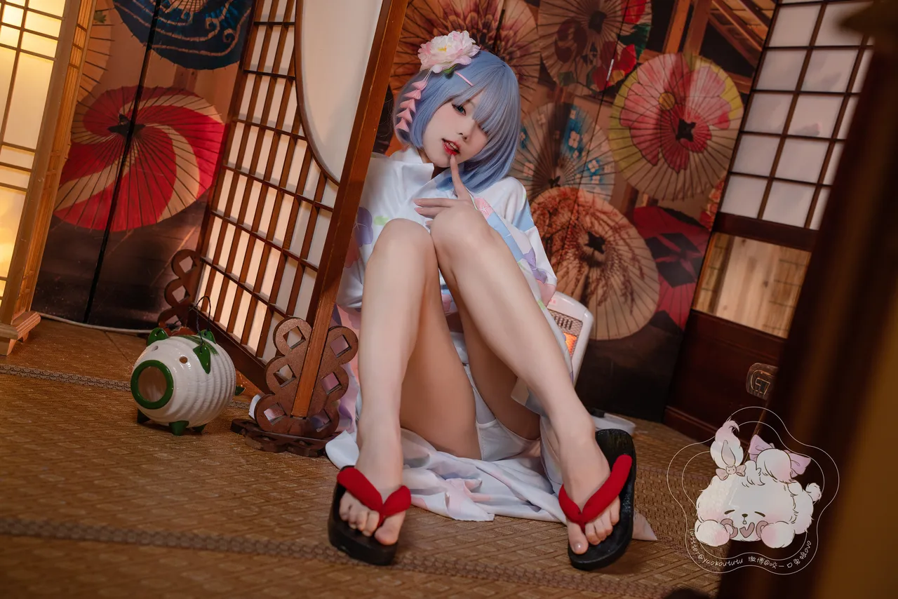 咬一口兔娘ovo - 蕾姆夏日祭-erohere5.webp