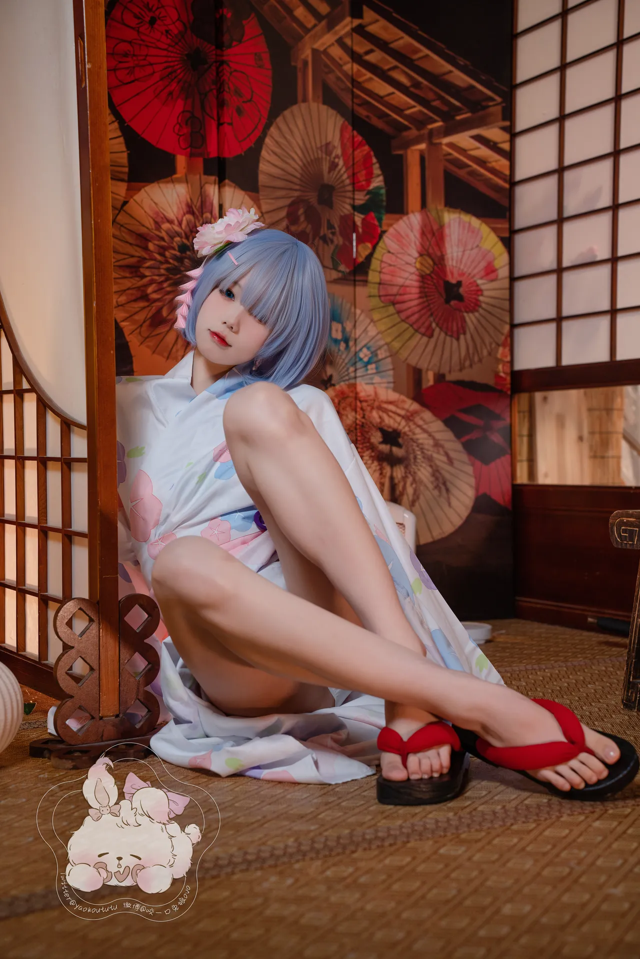 咬一口兔娘ovo - 蕾姆夏日祭-erohere6.webp
