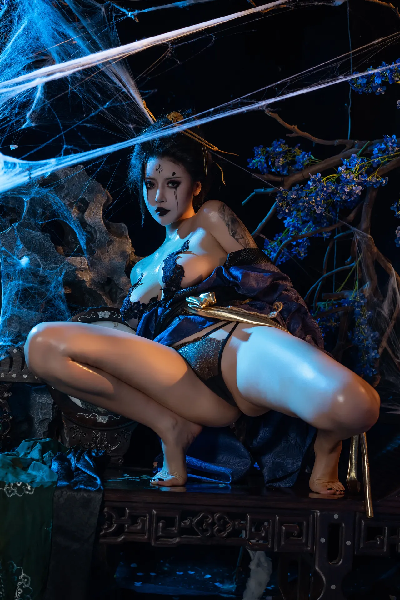 奈汐酱nice - 黑神话悟空蜘蛛精四妹-erohere32.webp