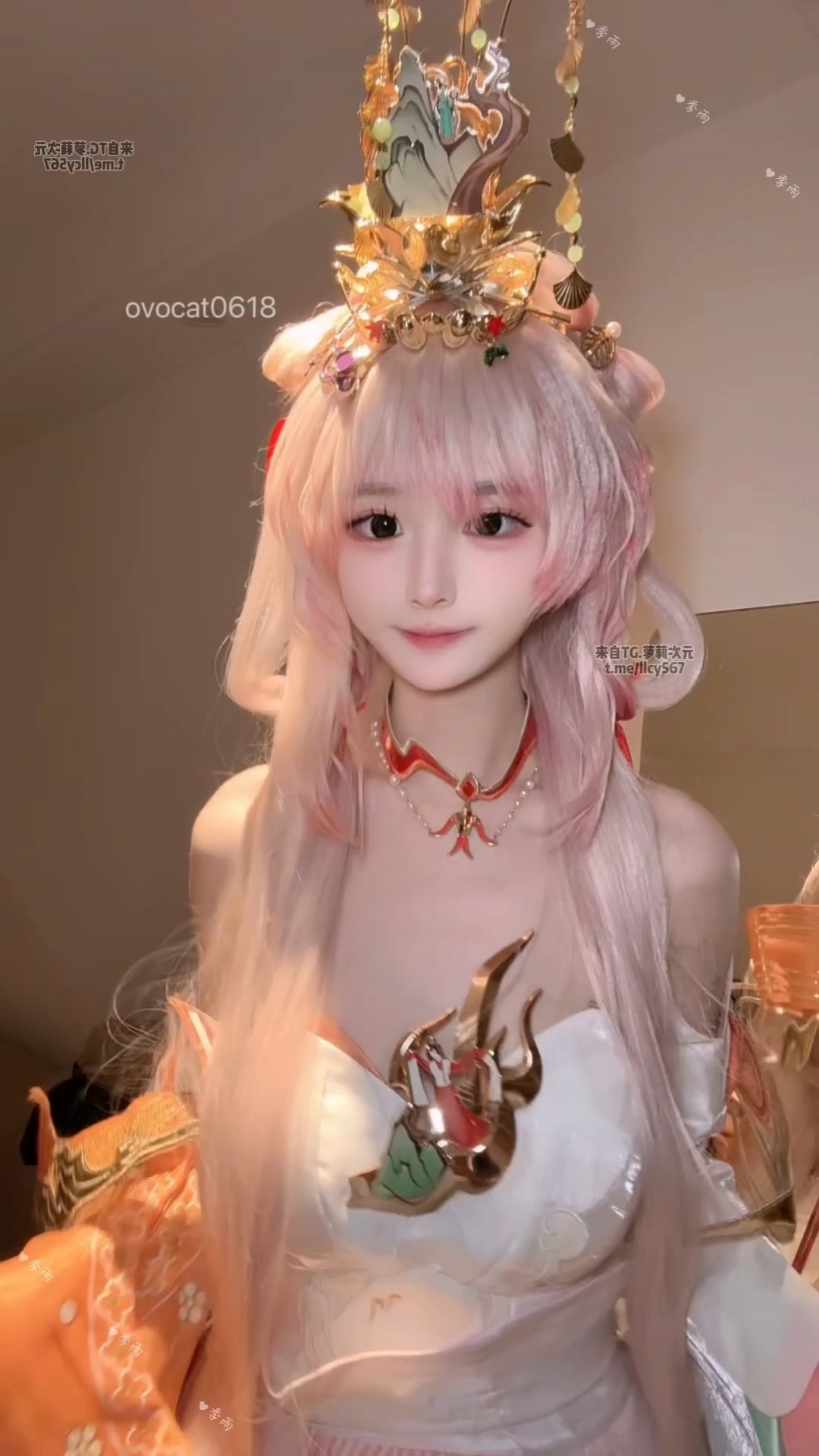 季雨COS （王者荣耀西施） 自慰 JiYu Model (Honor of Kings) Xi Shi Masturbation Cosplay Set-erohere10.jpg