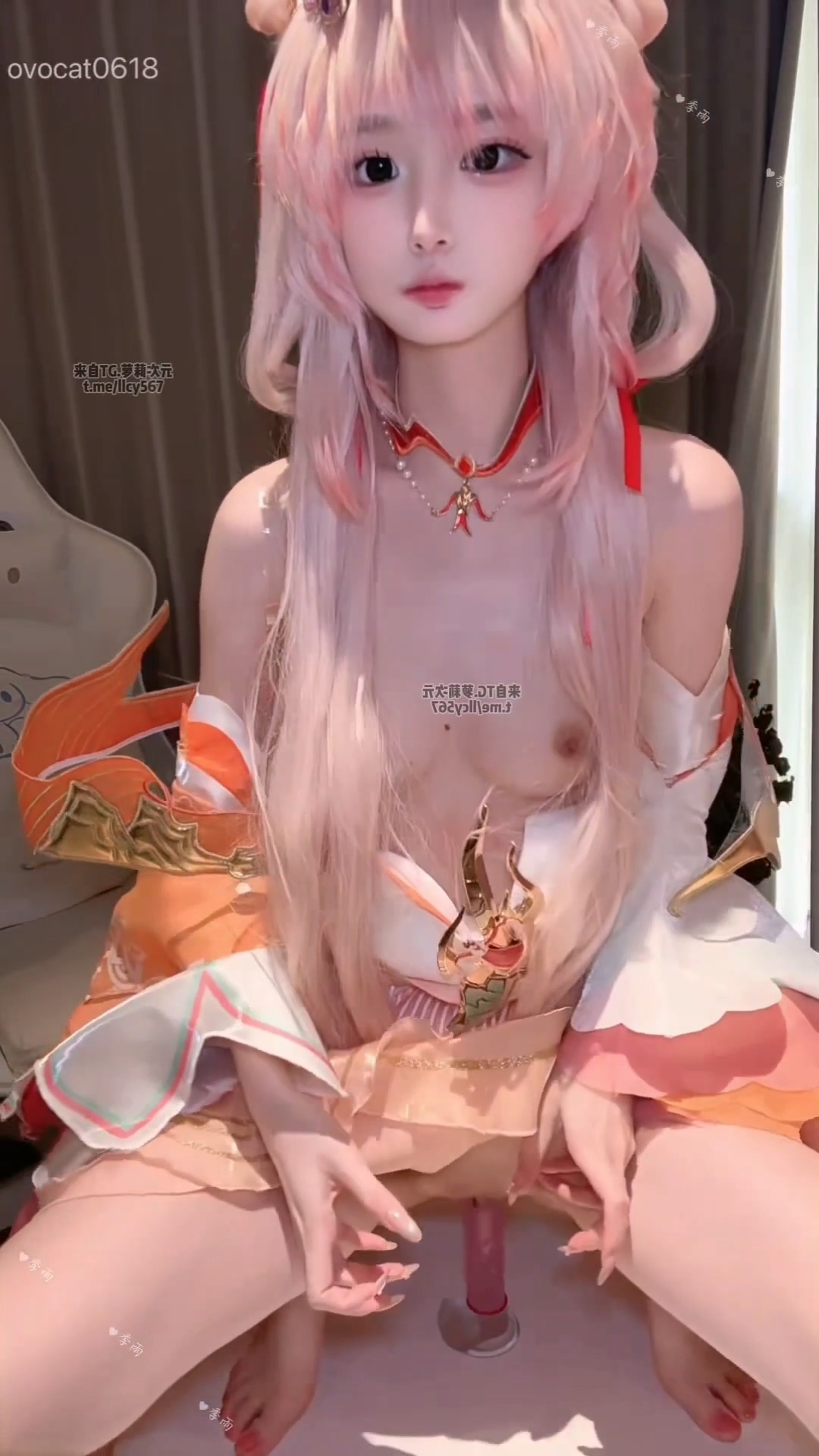 季雨COS （王者荣耀西施） 自慰 JiYu Model (Honor of Kings) Xi Shi Masturbation Cosplay Set-erohere15.jpg