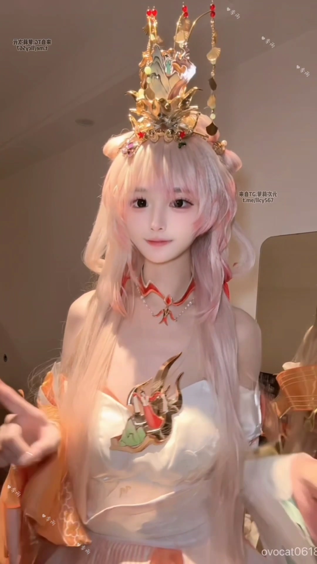 季雨COS （王者荣耀西施） 自慰 JiYu Model (Honor of Kings) Xi Shi Masturbation Cosplay Set-erohere2.jpg