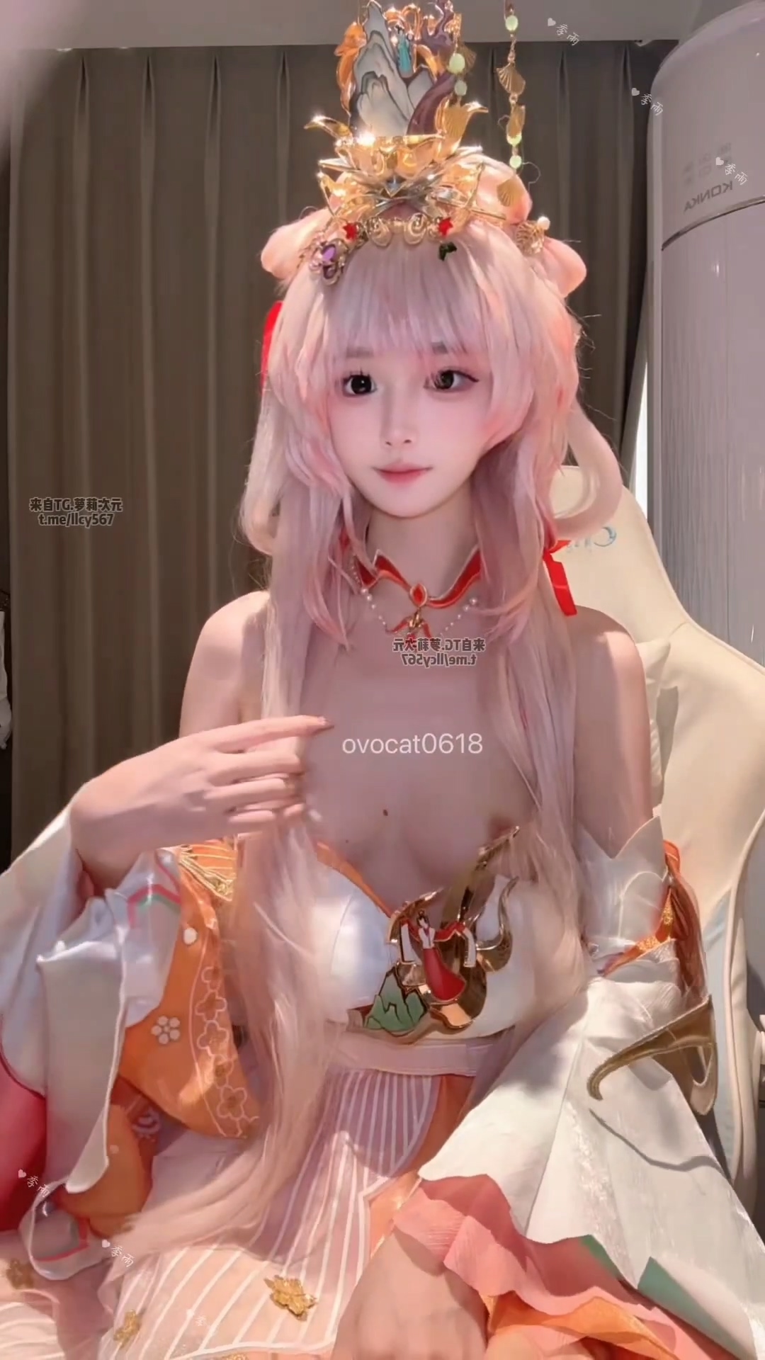 季雨COS （王者荣耀西施） 自慰 JiYu Model (Honor of Kings) Xi Shi Masturbation Cosplay Set-erohere24.jpg