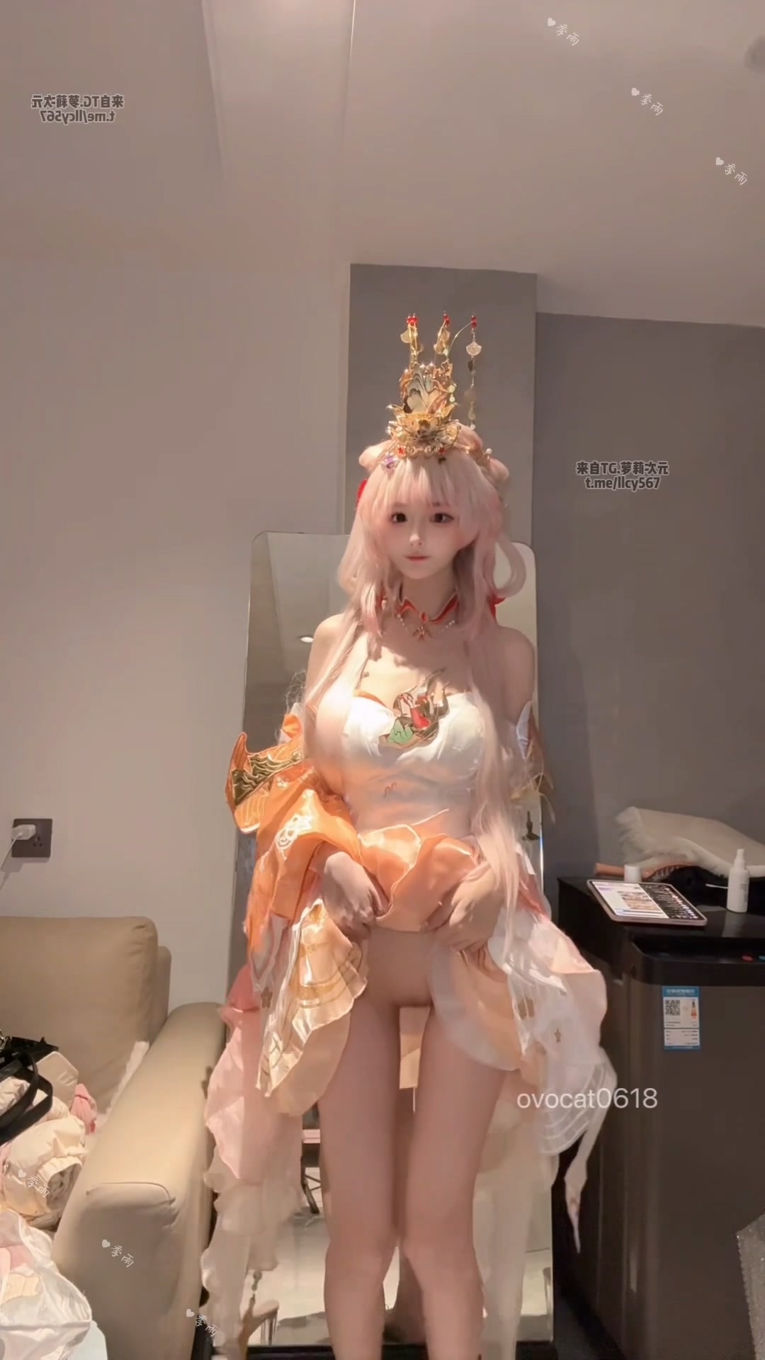 季雨COS （王者荣耀西施） 自慰 JiYu Model (Honor of Kings) Xi Shi Masturbation Cosplay Set-erohere8.jpg