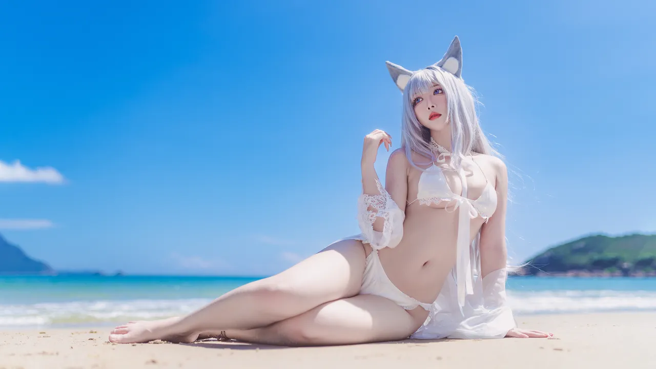 宮本桜 碧蓝航线 信浓 泳装白沙幽夢-erohere9.webp
