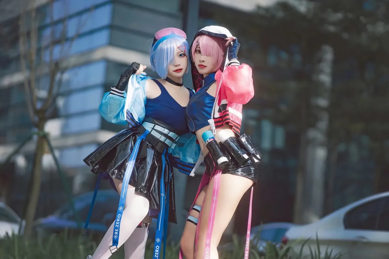 宮本桜&二佐Nisa - 从零开始的异世界生活 蕾姆&拉姆 场照-erohere16.webp