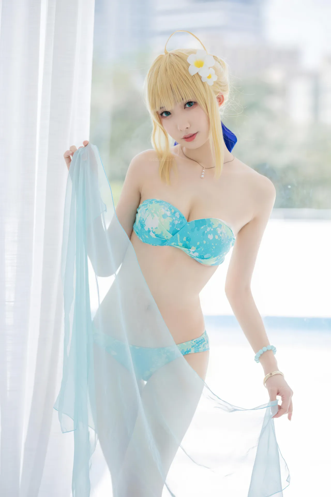 封疆疆v - FGO Saber 泳装-erohere10.webp