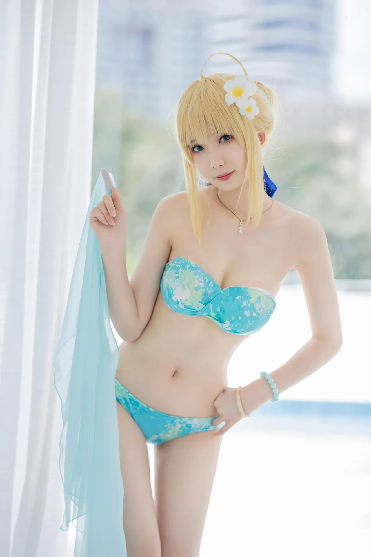 封疆疆v - FGO Saber 泳装-erohere11.webp