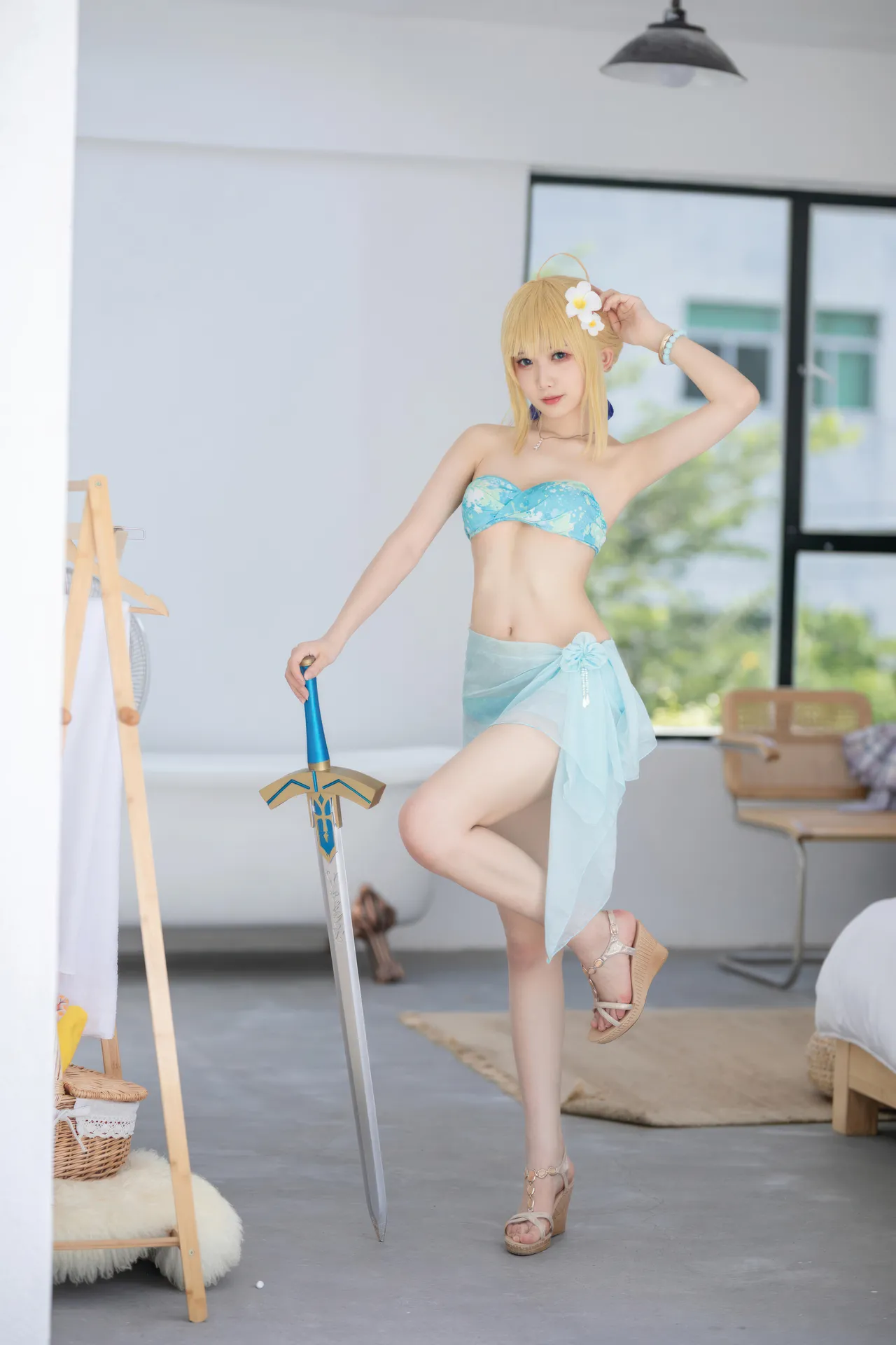 封疆疆v - FGO Saber 泳装-erohere12.webp