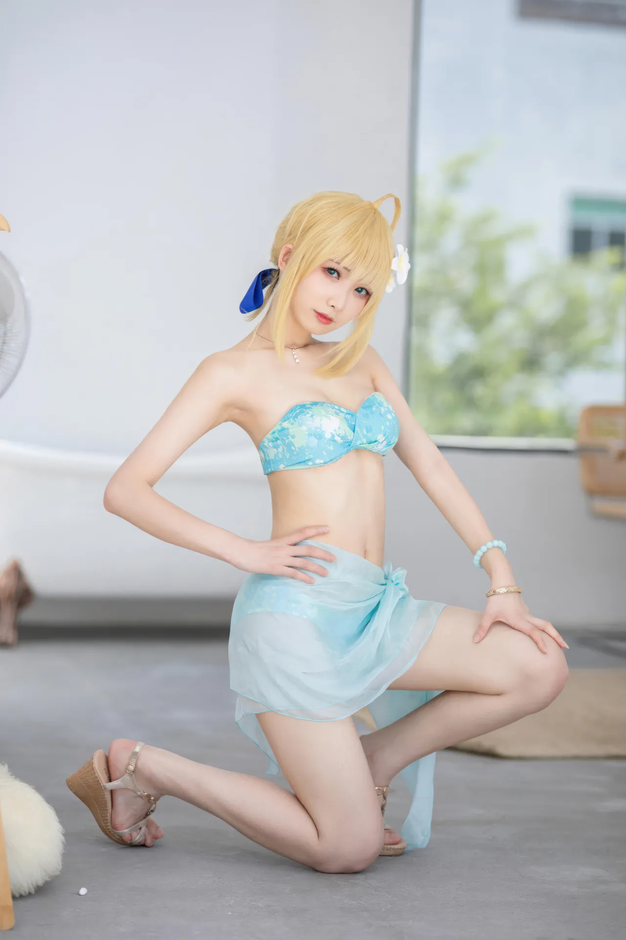 封疆疆v - FGO Saber 泳装-erohere16.webp