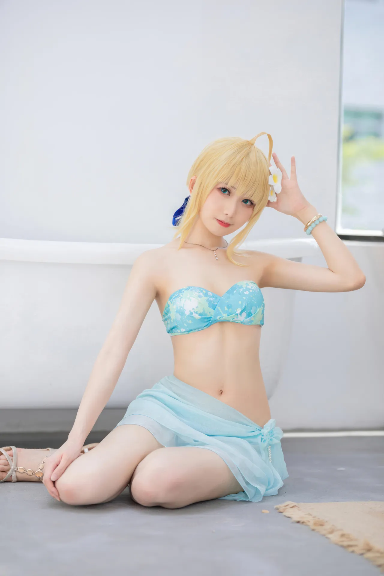 封疆疆v - FGO Saber 泳装-erohere18.webp