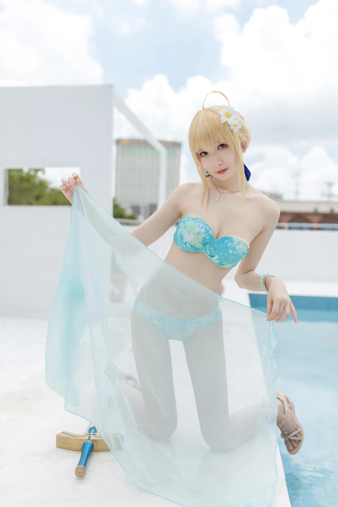 封疆疆v - FGO Saber 泳装-erohere32.webp