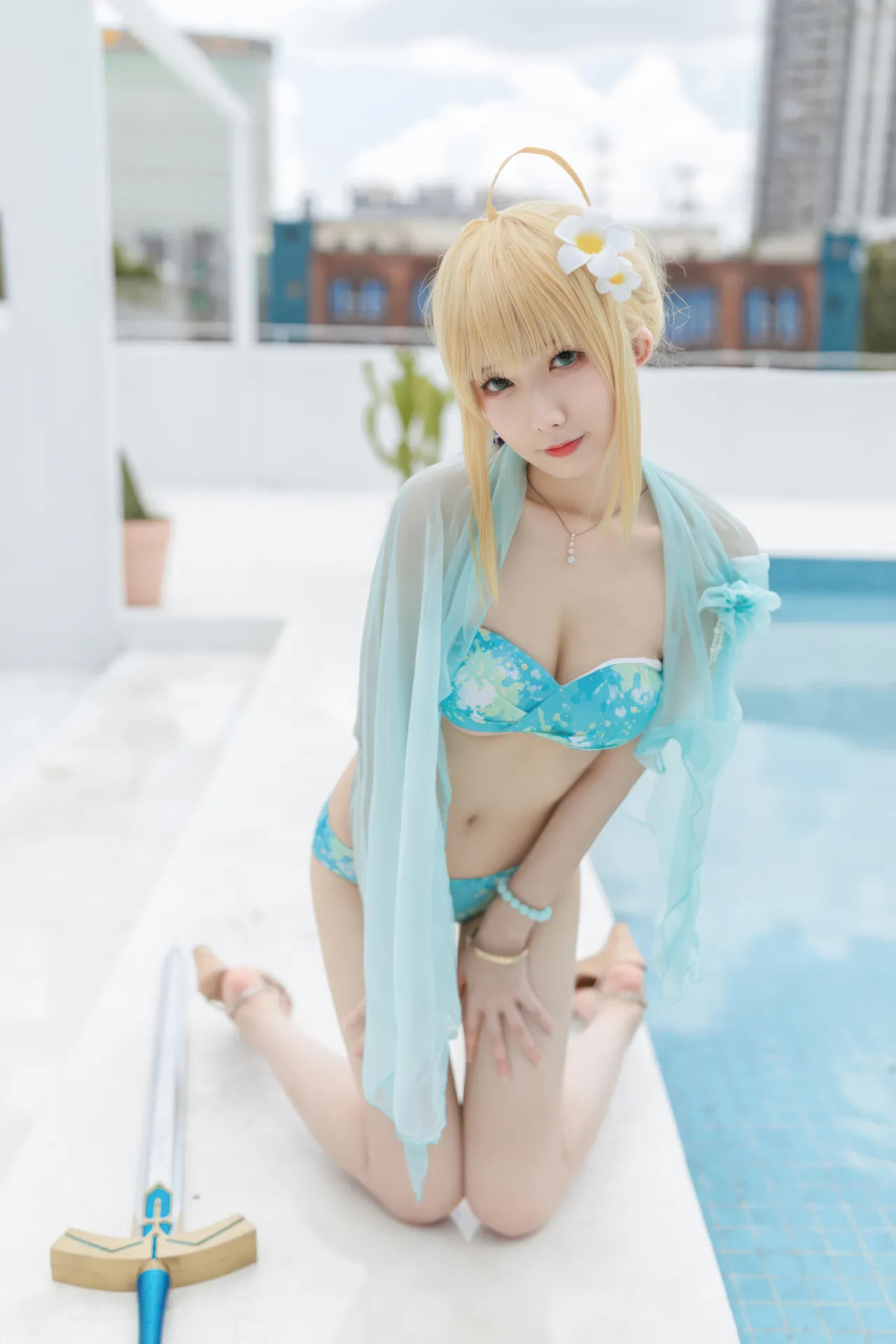 封疆疆v - FGO Saber 泳装-erohere33.webp