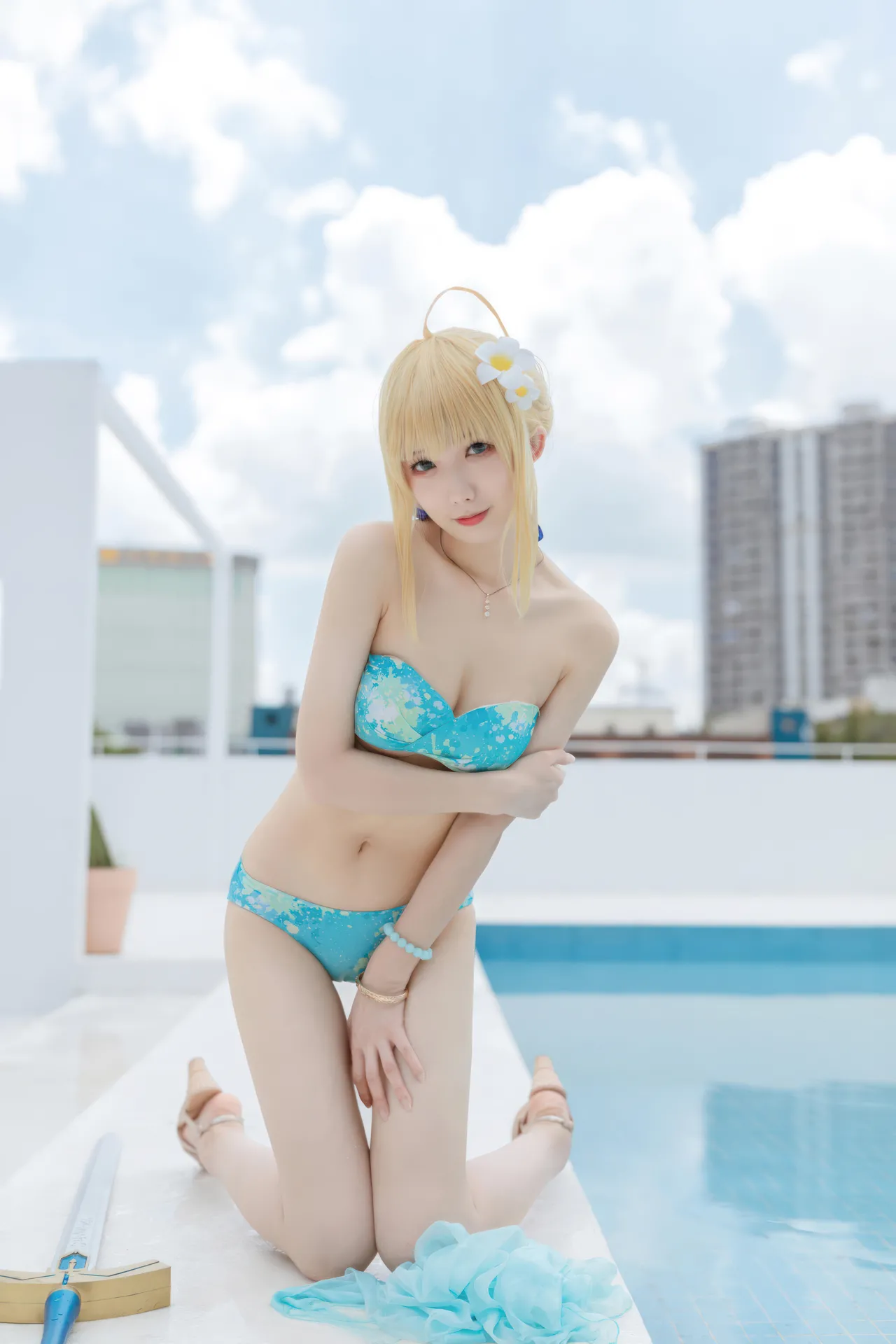 封疆疆v - FGO Saber 泳装-erohere35.webp
