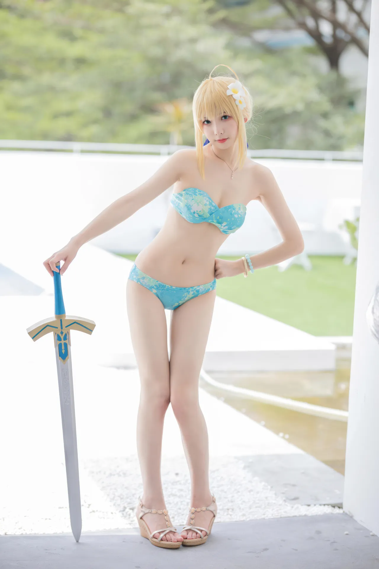 封疆疆v - FGO Saber 泳装-erohere36.webp