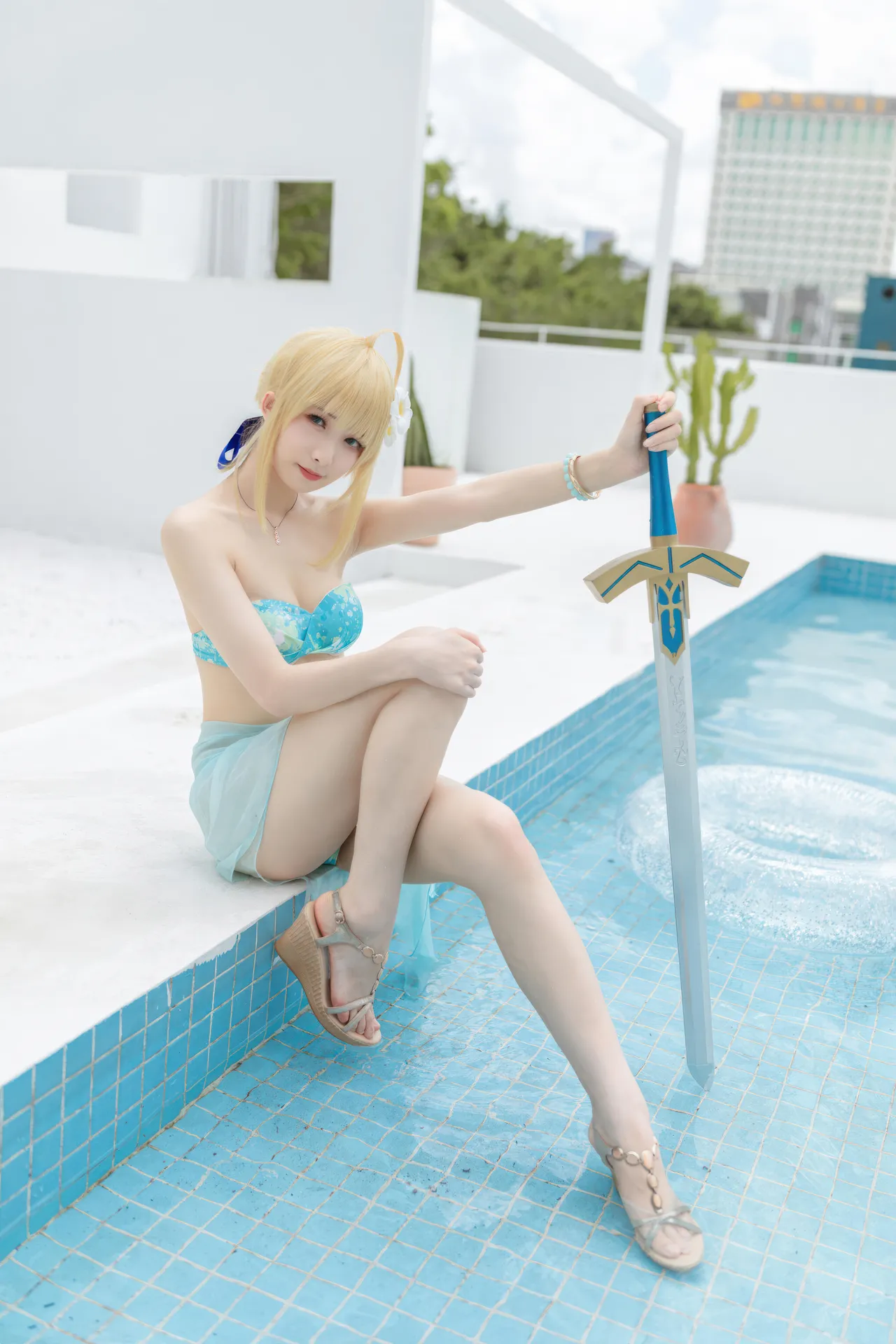 封疆疆v - FGO Saber 泳装-erohere5.webp