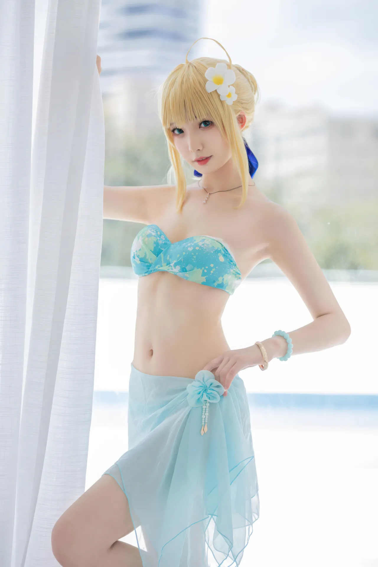 封疆疆v - FGO Saber 泳装-erohere8.webp