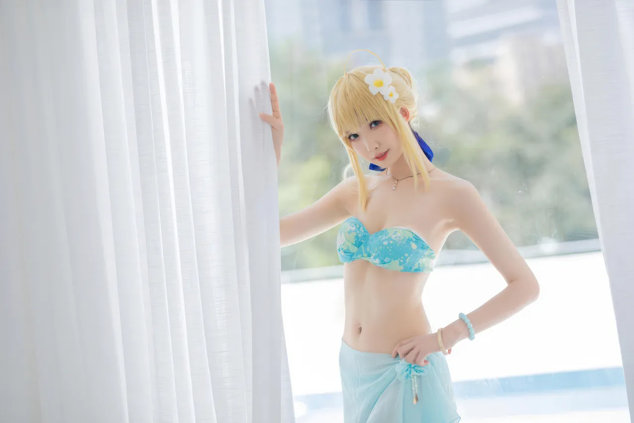 封疆疆v - FGO Saber 泳装-erohere9.webp
