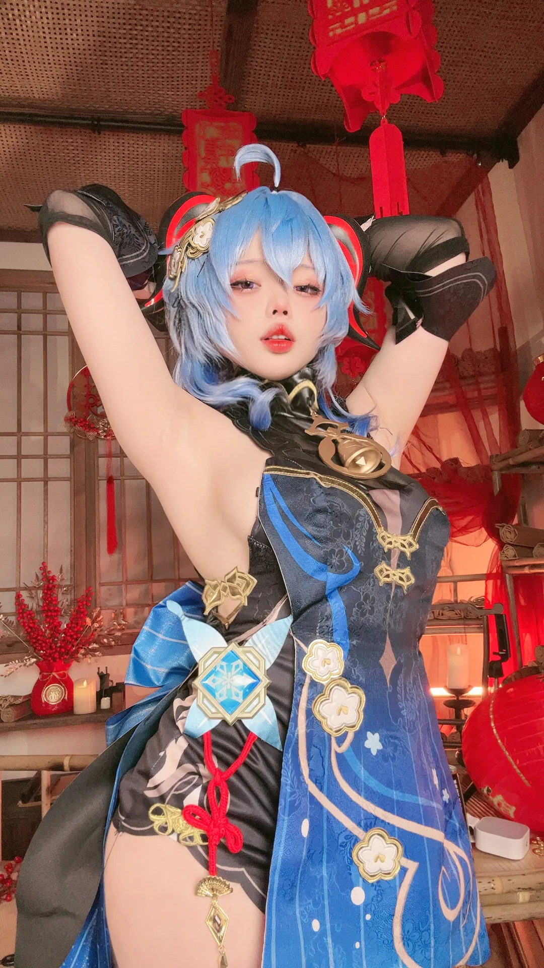 小瑶幺幺 - 原神海灯节礼服单人版 40P13V 215MB-erohere12.webp
