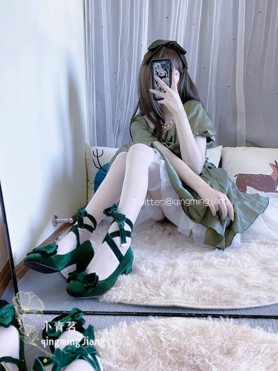 小青茗 (QingmingJiang) cosplay Princess Yaoyao - King of Glory-erohere41.webp