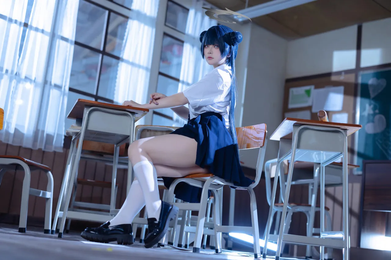 屿鱼 - 妃咲 JK (蔚蓝档案)-erohere14.webp