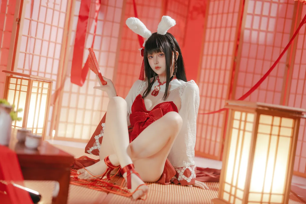 屿鱼 - 碧蓝航线 大山·祈愿的巫女兔 58P 340M