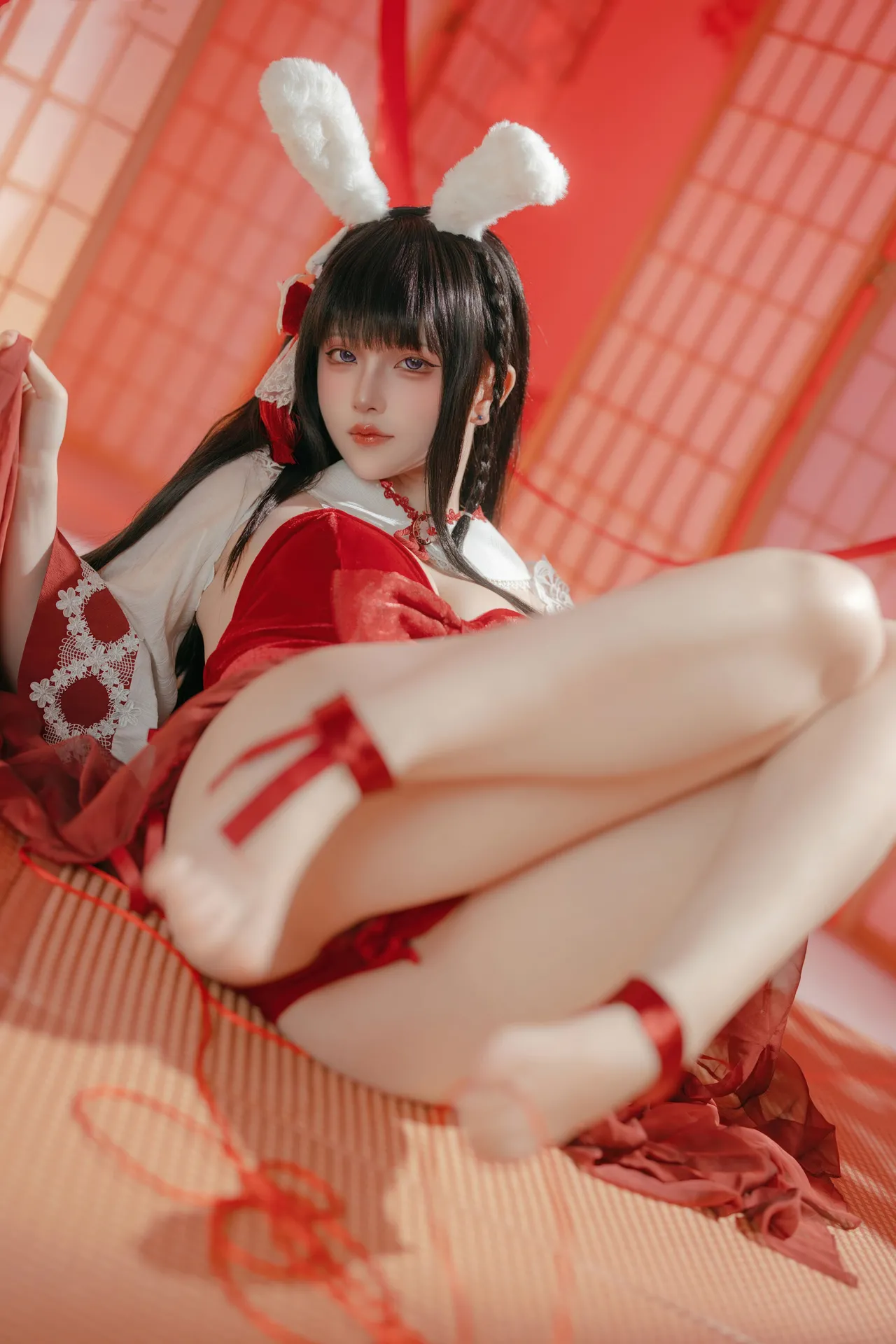 屿鱼 - 碧蓝航线 大山·祈愿的巫女兔 58P 340M-erohere18.webp