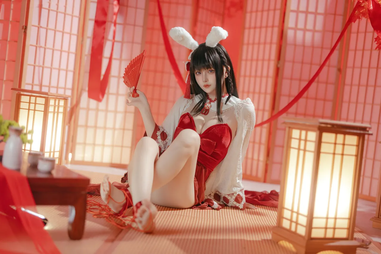 屿鱼 - 碧蓝航线 大山·祈愿的巫女兔 58P 340M-erohere2.webp
