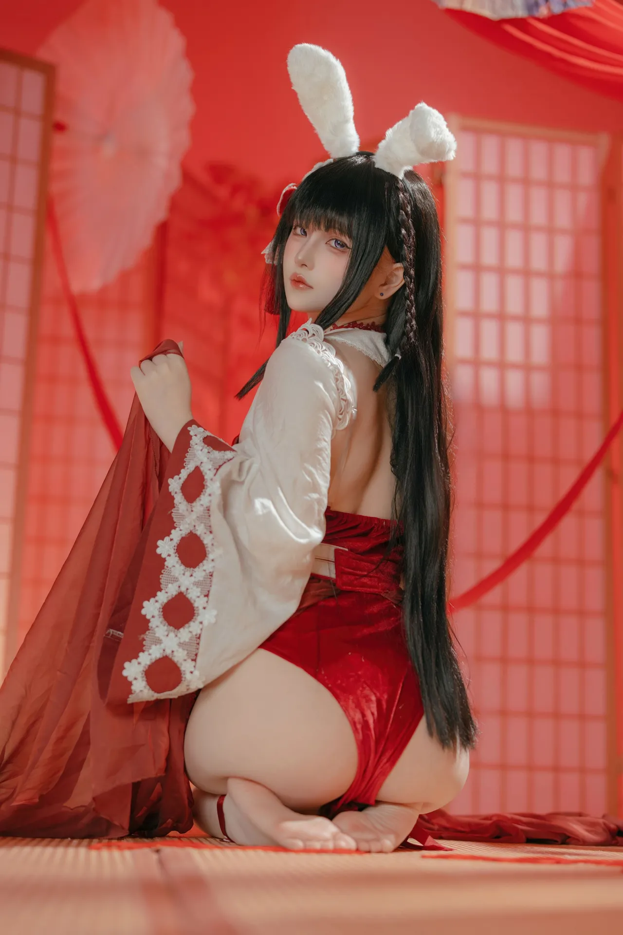 屿鱼 - 碧蓝航线 大山·祈愿的巫女兔 58P 340M-erohere23.webp