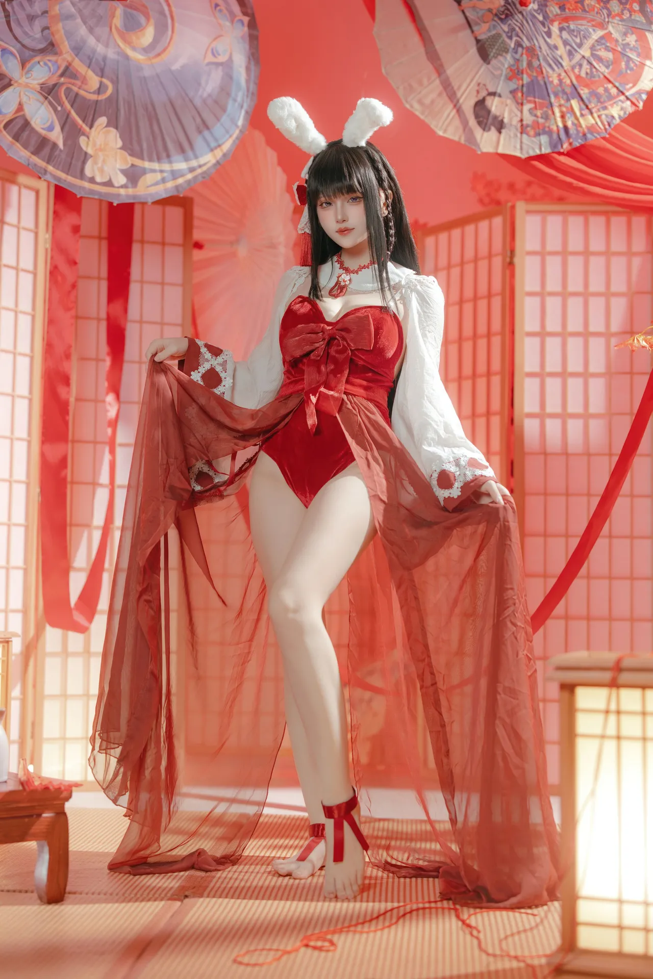 屿鱼 - 碧蓝航线 大山·祈愿的巫女兔 58P 340M-erohere33.webp