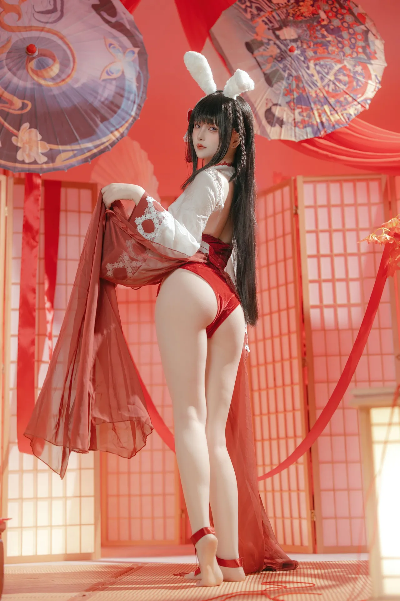 屿鱼 - 碧蓝航线 大山·祈愿的巫女兔 58P 340M-erohere35.webp