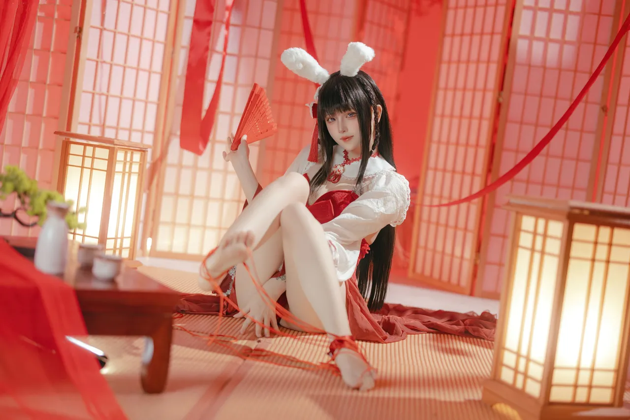 屿鱼 - 碧蓝航线 大山·祈愿的巫女兔 58P 340M-erohere4.webp