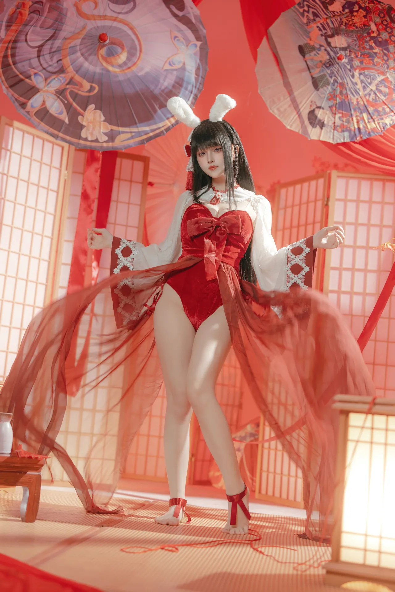 屿鱼 - 碧蓝航线 大山·祈愿的巫女兔 58P 340M-erohere48.webp