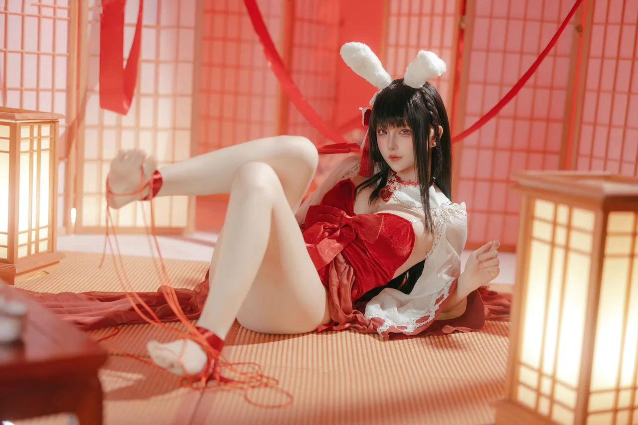 屿鱼 - 碧蓝航线 大山·祈愿的巫女兔 58P 340M-erohere5.webp