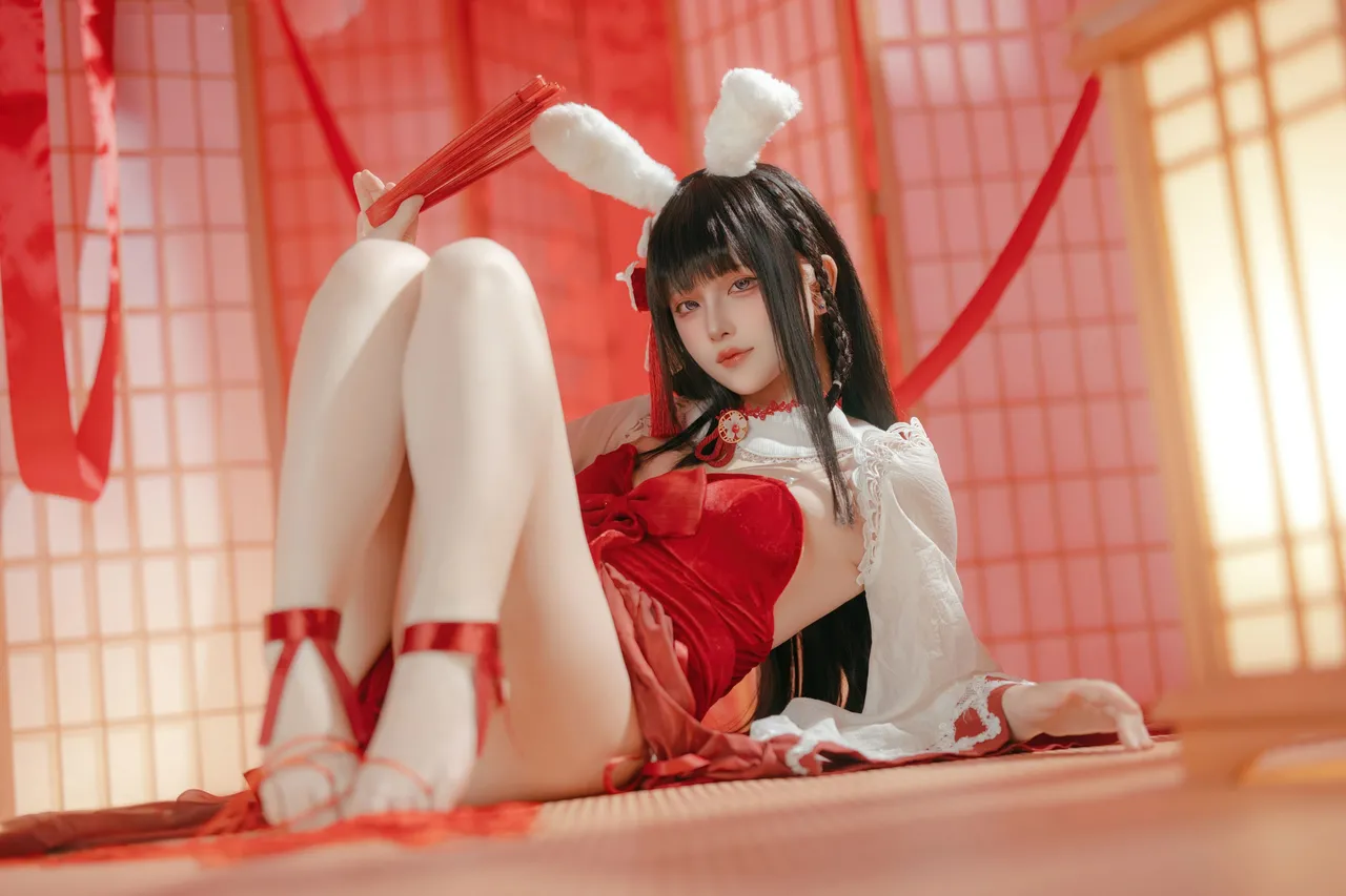 屿鱼 - 碧蓝航线 大山·祈愿的巫女兔 58P 340M-erohere6.webp
