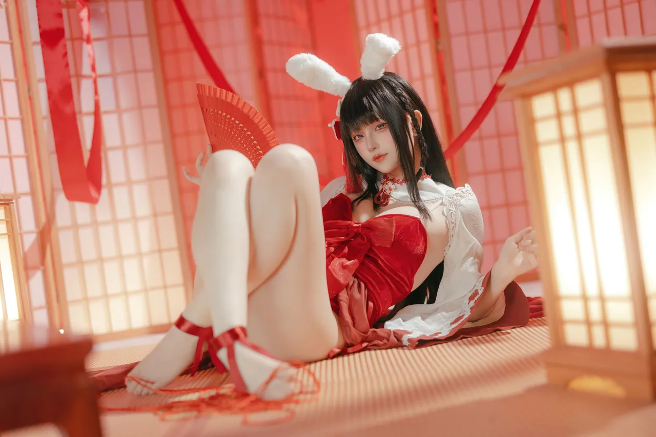 屿鱼 - 碧蓝航线 大山·祈愿的巫女兔 58P 340M-erohere7.webp
