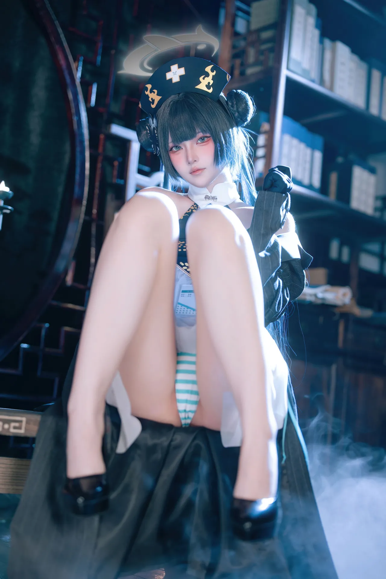屿鱼 - 蔚蓝档案 妃咲同人护士 65P 358M-erohere11.webp