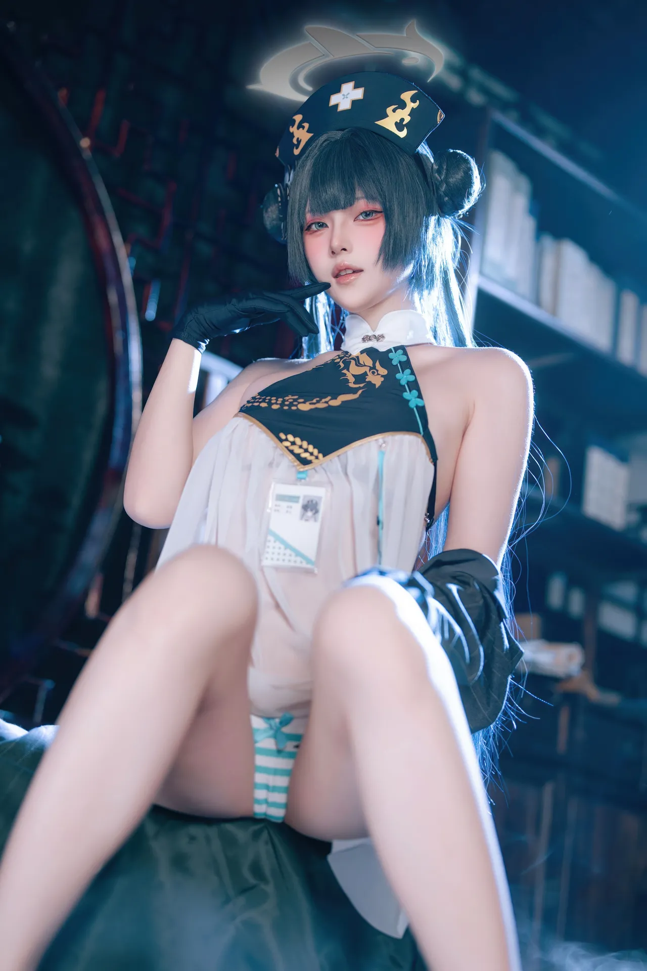 屿鱼 - 蔚蓝档案 妃咲同人护士 65P 358M-erohere13.webp