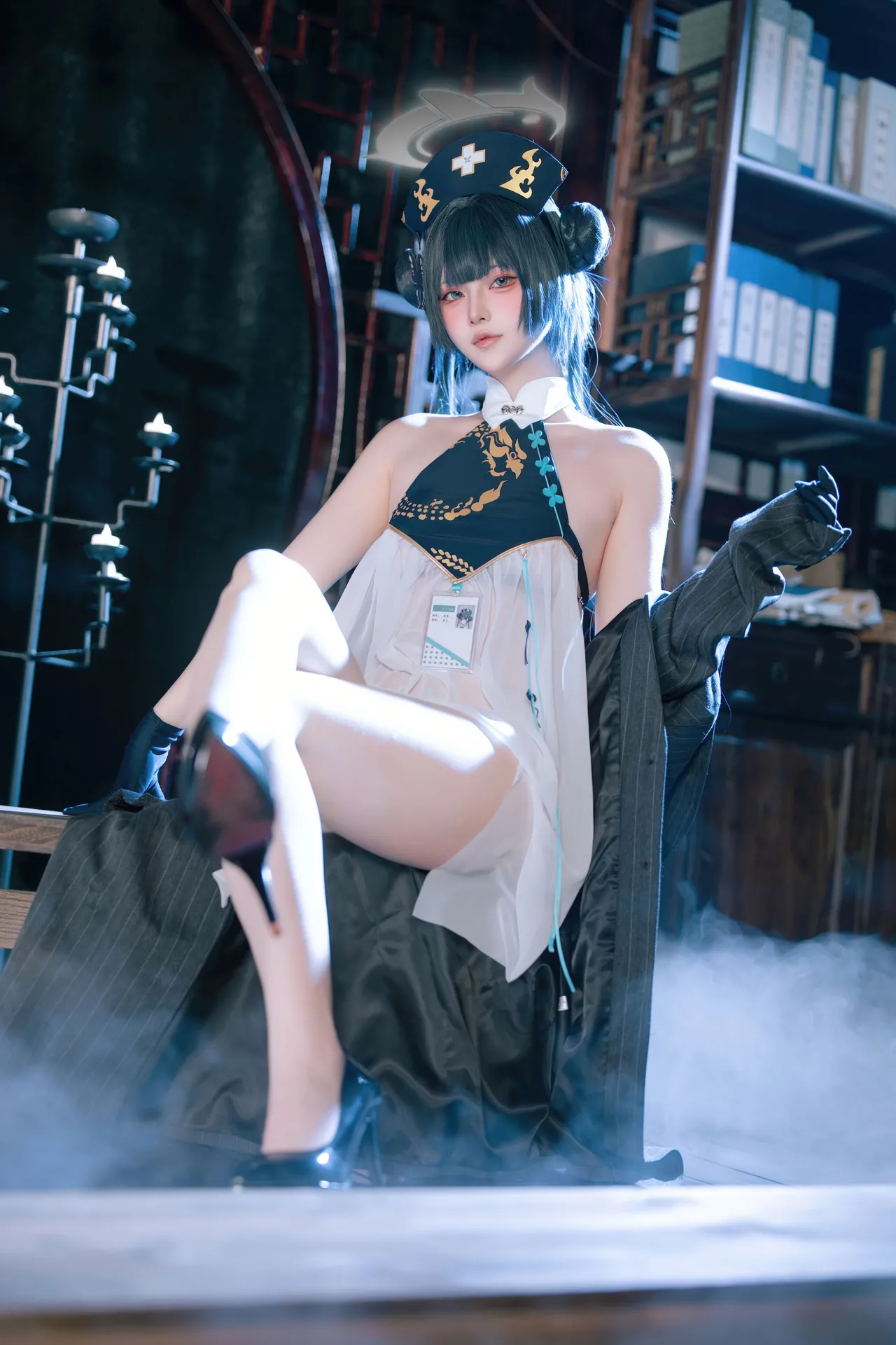 屿鱼 - 蔚蓝档案 妃咲同人护士 65P 358M-erohere14.webp