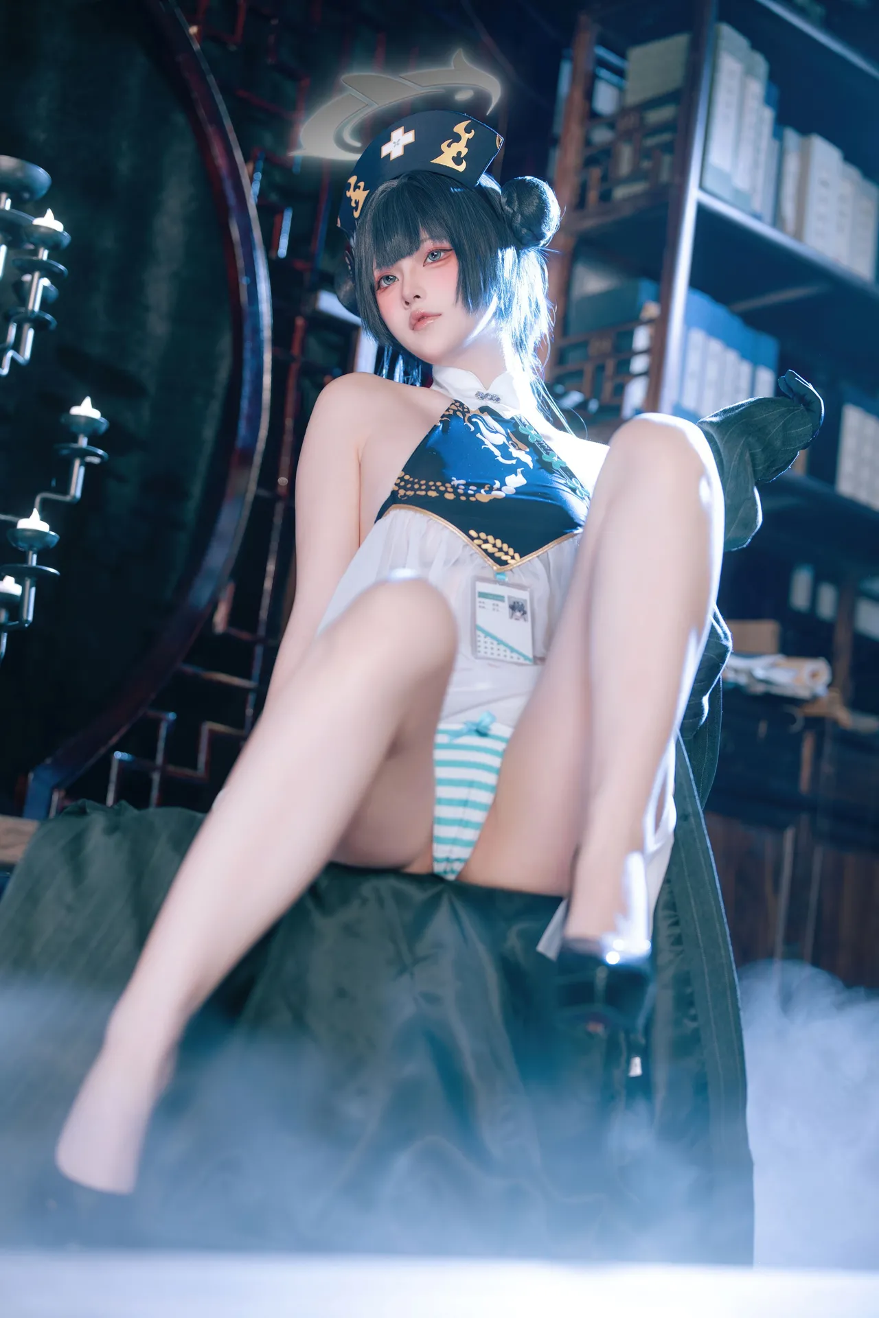 屿鱼 - 蔚蓝档案 妃咲同人护士 65P 358M-erohere16.webp