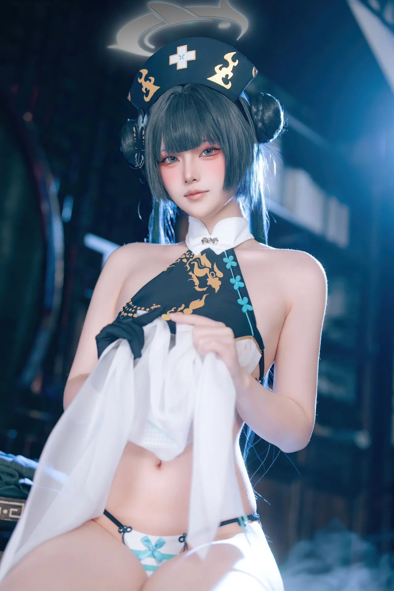 屿鱼 - 蔚蓝档案 妃咲同人护士 65P 358M-erohere27.webp