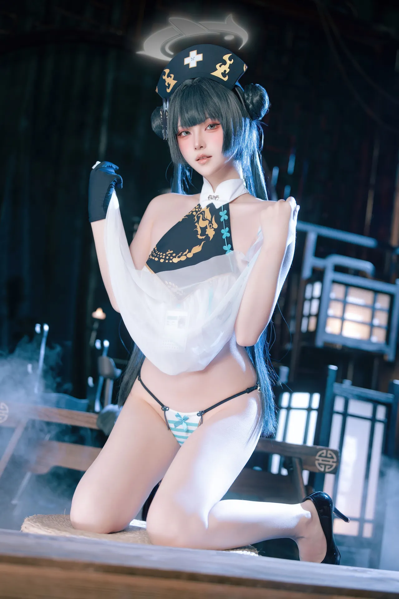 屿鱼 - 蔚蓝档案 妃咲同人护士 65P 358M-erohere28.webp