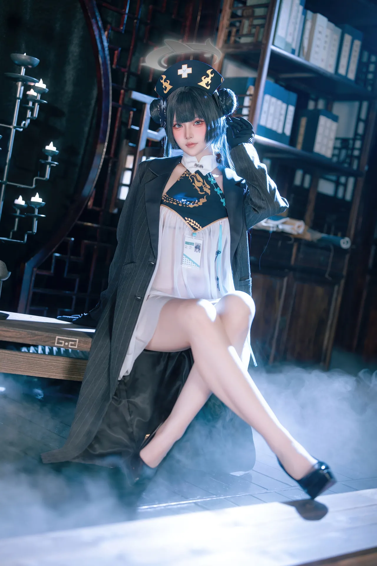 屿鱼 - 蔚蓝档案 妃咲同人护士 65P 358M-erohere4.webp